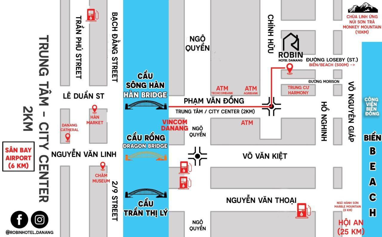Robin Hotel Danang Eksteriør bilde